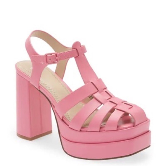 NEW! BP Pink Amaya Fisherman Platform Sandals - Size 8.5 - Picture 1 of 14
